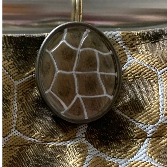 Safari Shower Curtain with Matching Shower Curtain Hooks from Kohl’s - Picture 3 of 6